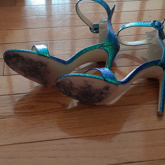 Green Hologram Sexy Sandals - Picture 5 of 5